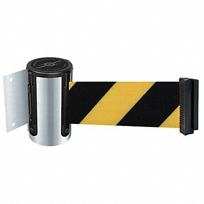 D0089 Belt Barrier Chrome Belt Yellow/Black