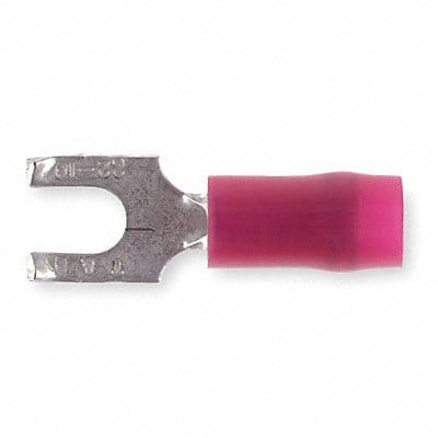 Fork Terminal Tin Copper Red PK100