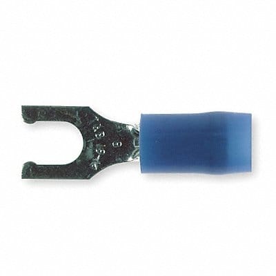 Fork Terminal Tin Copper Blue PK100