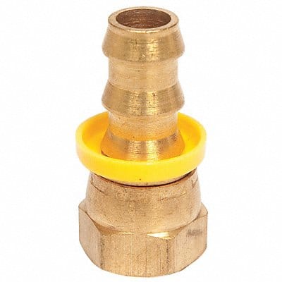 Push on Hose Fitting 1/4 x1/4 BarbxJIC