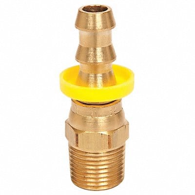 Push on Hose Fitting 1/4 x1/4 BarbxNPTF