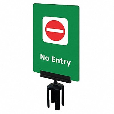 Acrylic Sign Green No Entry