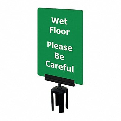 Acrylic Sign Green Wet Floor