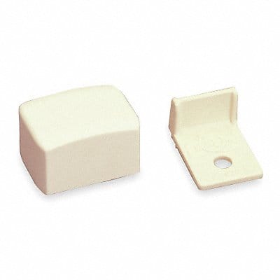 Blank End Fitting Ivory PVC Ends