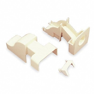 Drop Ceiling Connector Ivory PVC Ends