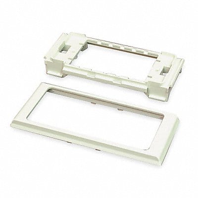 Twin Cover Device Bracket Ivory