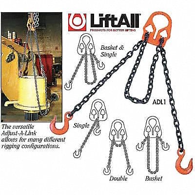 Chain Sling G100 Aly Stl 10 ft L