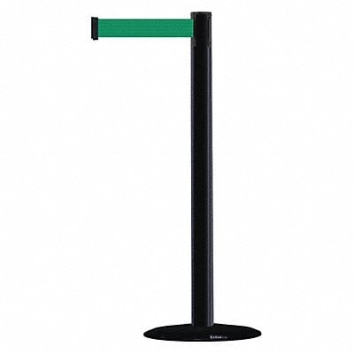 D0029 Barrier Post with Belt 7-1/2 ft L Green