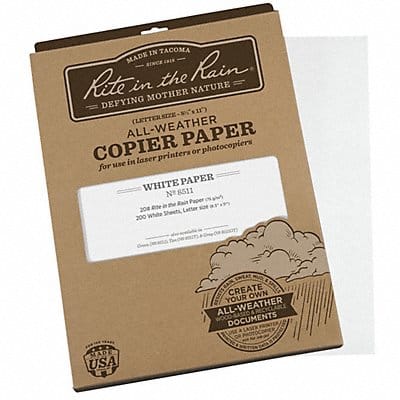 Waterproof Laser Paper 8-1/2 x11 PK200