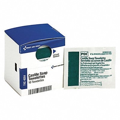 Castile Soap Towelettes Antiseptics PK10