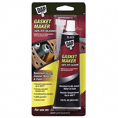 Gasket Sealant Silicone 2.8 Oz Tube Blk