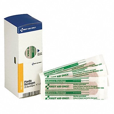 Bandage Plastic 3 In L PK25