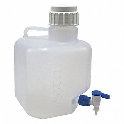 Carboy 10 L 359 mm H White