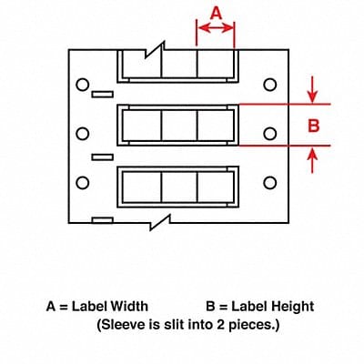 Wire Sleeve Use with Ribbon 356151 Black