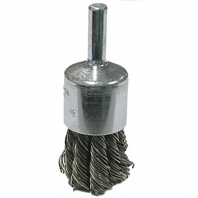 Knot Wire End Brush Steel 3/4 in.