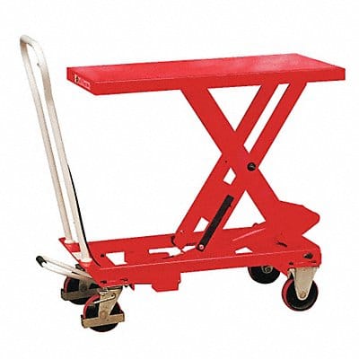 Scissor Lift Cart 1760 lb Steel Fixed