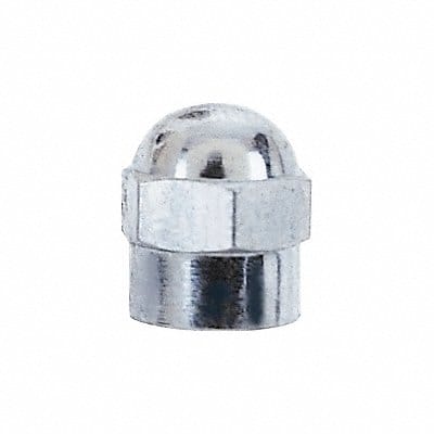 Chrome Plated Hex Dome Valve Cap PK100