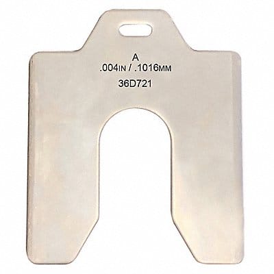 Slotted Shim Tabbed 0.004 Thk 2 L PK20