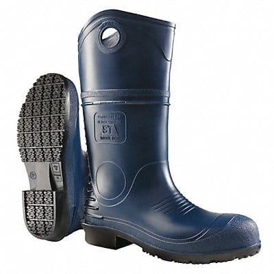 Rubber Boot Men s 13 Knee Blue PR