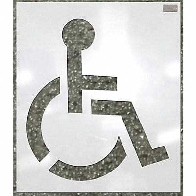 Stencil Handicap Symbol 39 x 39 In.