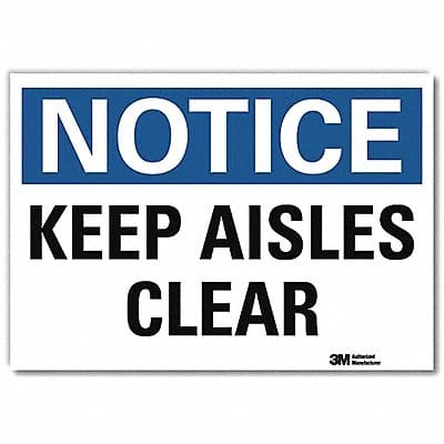 Notice Sign 5inx7in Reflective Sheeting