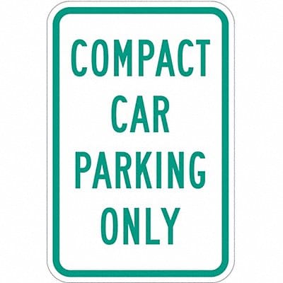 Compact Car Parking Sign 18 x 12