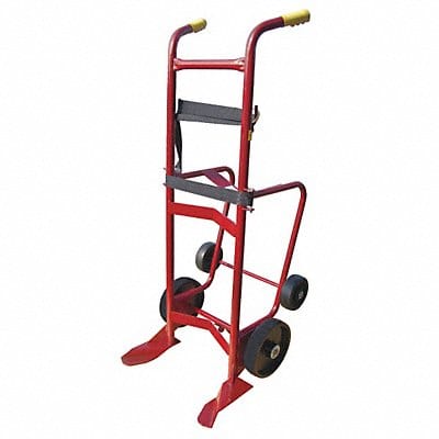 Drum Hand Truck 1000 lb Steel Red