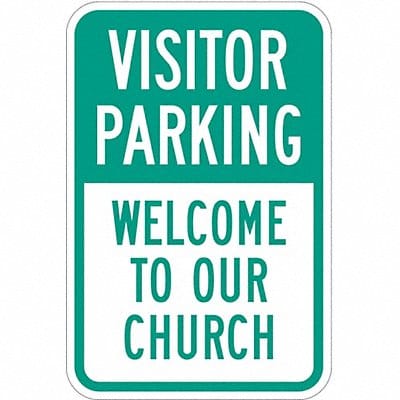 Church Parking Sign 18 x 12