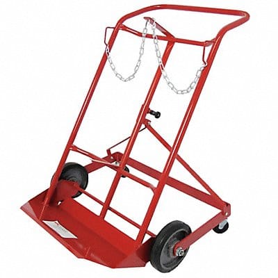 Cylinder Hand Truck 500lb 42 x19 x24-1/2