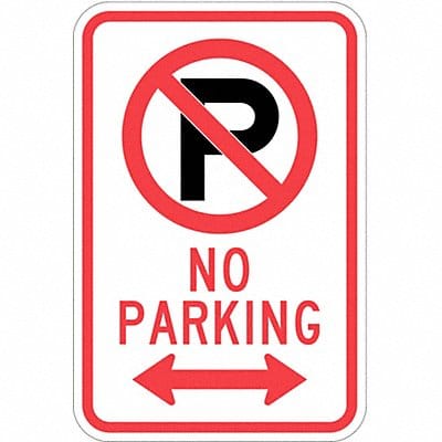 H1883 No Parking Sign 18 x 12