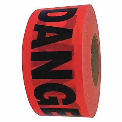 Barricade Tape Red 1 000 ft L 3 in