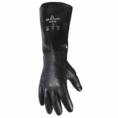 J1333 Chemical Resistant Gloves M Supported PR