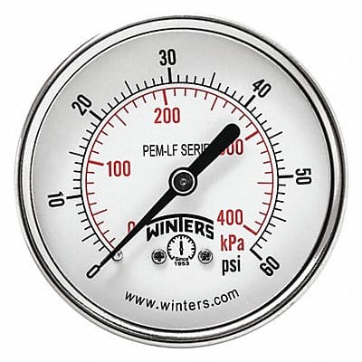 J1388 Gauge Pressure 2-1/2in. 0 to 60 psi