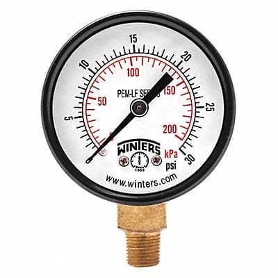 J1378 Gauge Pressure 2in. 0 to 30 psi