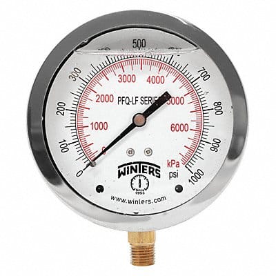 J1383 Gauge Pressure 4in. 0 to 1000 psi