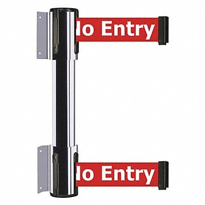 Belt Barrier No Entry Polished Chrome