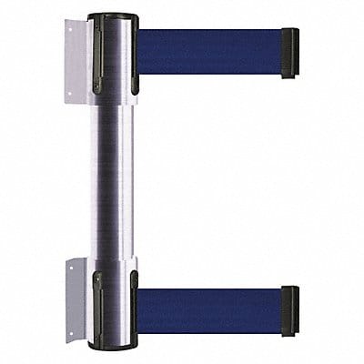 Belt Barrier Blue Satin Chrome