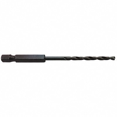 Hex Drill Bit Impact 1/8 in Black Oxide