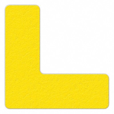 Floor Tape Yellow 6 inx6 in L PK25