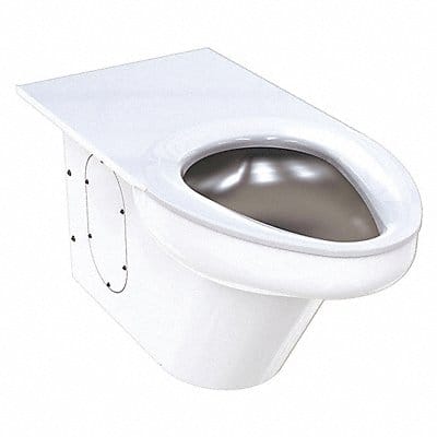 Ligature Resistant Toilet White BackSpud