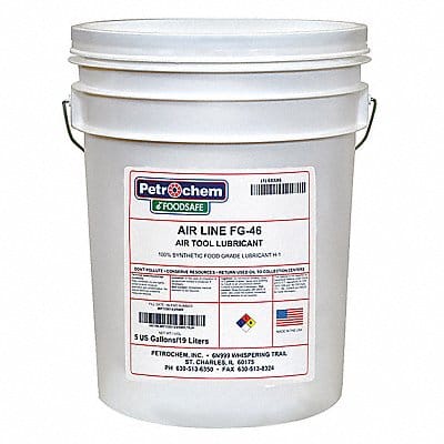 Air Tool Lubricant Synthetic Base 5 gal.