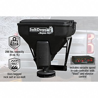 Tailgate Spreader Ice Melt/Salt 4cu.ft.