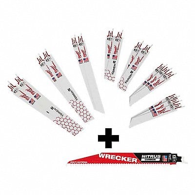 Sawzal blade Set 16PC NITRUS CARBIDE