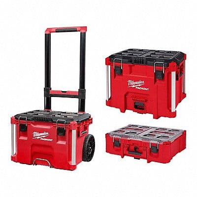 Rolling Tool Box + Tool Box + Organizer