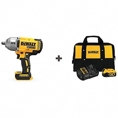 Cordless Impact Wrench 20VDC Battery