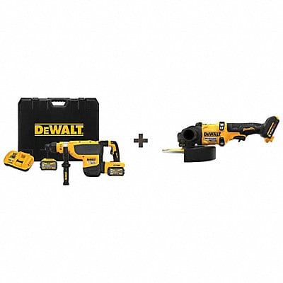 Cordless Rotary Hammer Kit Bonus Grinder