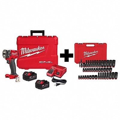 M18 3/8 MTIW w Ring + 43PC Socket Set