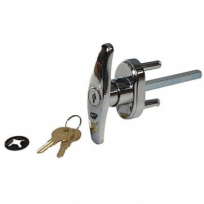 Keyed T Handle Chrome 5/16 x 3-3/4 In