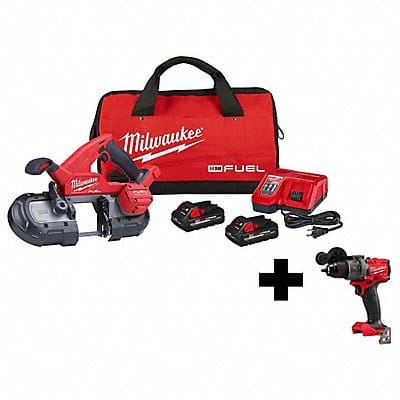 M18 Band Saw Kit w M18 1/2 Hammer Drill