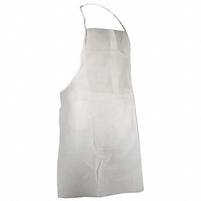 Bib Apron Univ White Polypropylene PK100